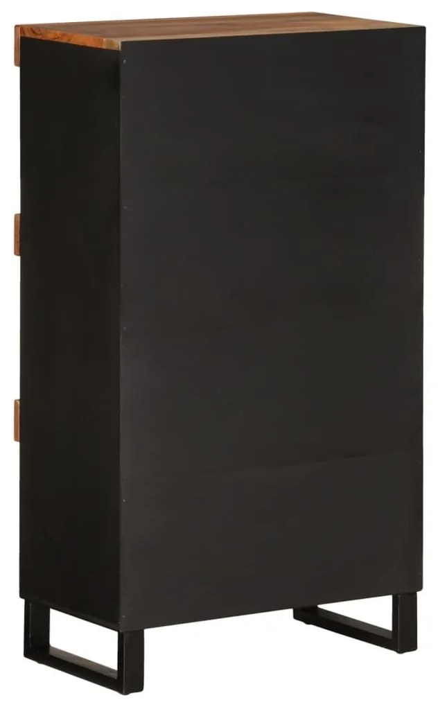 Βοηθητικό Ντουλάπι 60 x 33 x 107 εκ. από Μασίφ Ξύλο Ακακίας - Καφέ