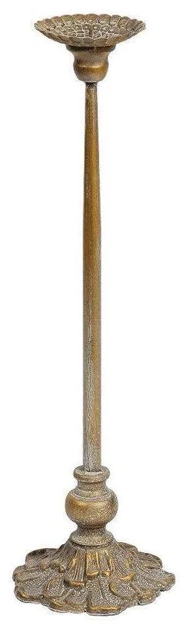 Κηροπήγιο Μεταλλικό LIX220 50x14,5x14,5cm Bronze Espiel Μέταλλο