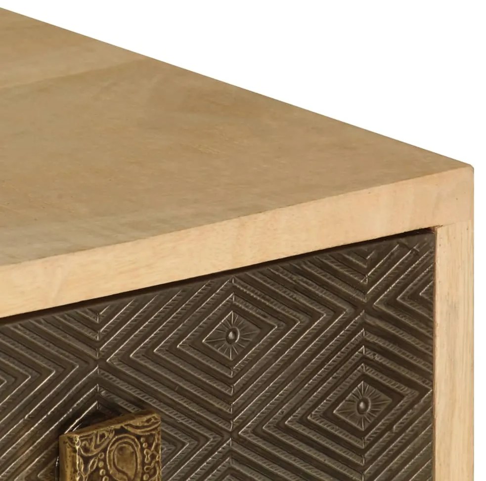 vidaXL Έπιπλο Τηλεόρασης 120 x 30 x 40 εκ. από Μασίφ Ξύλο Μάνγκο