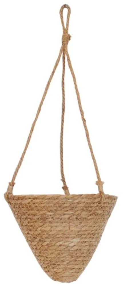 Κασπώ Ψάθινο Κρεμαστό 00.06.61320 Φ22x18,5cm Natural Mat