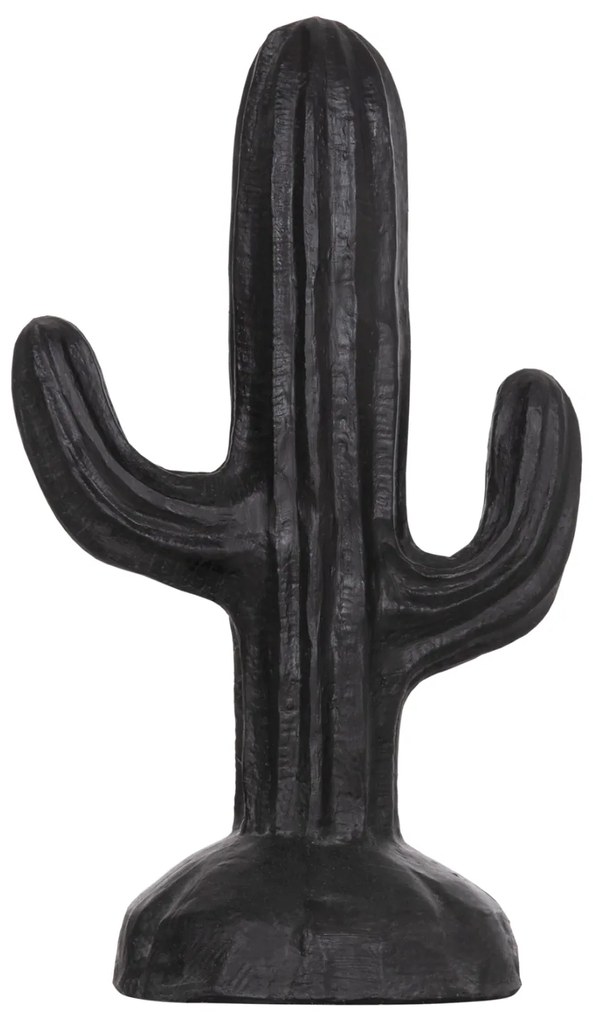 ΔΙΑΚΟΣΜΗΤΙΚΟΣ ΚΑΚΤΟΣ ΔΑΠΕΔΟΥ CACTUS HM4386.01S ΓΥΨΟΣ ΣΕ ΜΑΥΡΟ 42x30x74Υεκ.