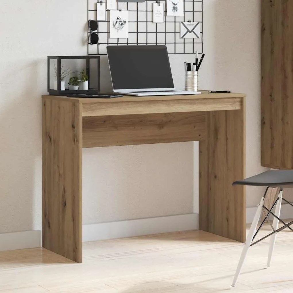 vidaXL Γραφείο Αρτισιανή Δρυς 90x40x72 εκ. από Επεξεργασμένο Ξύλο