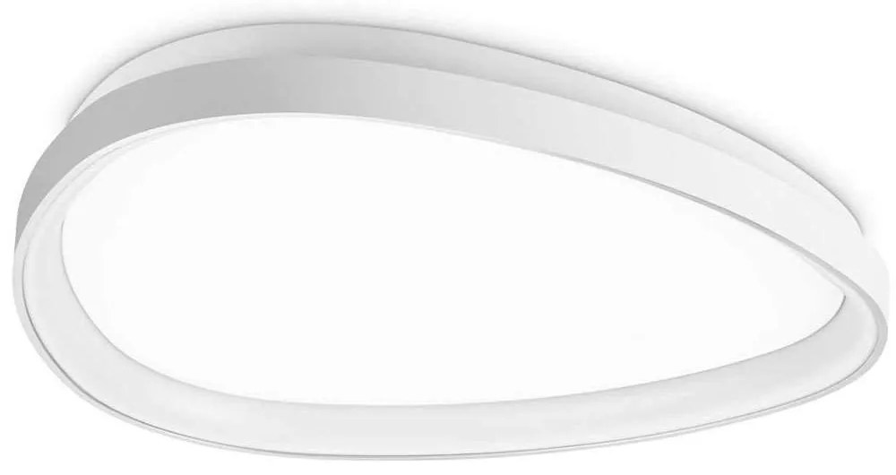 Φωτιστικό Οροφής - Πλαφονιέρα Gemini 328041 61x6,5cm Led 3850lm 29W 3000K White Ideal Lux