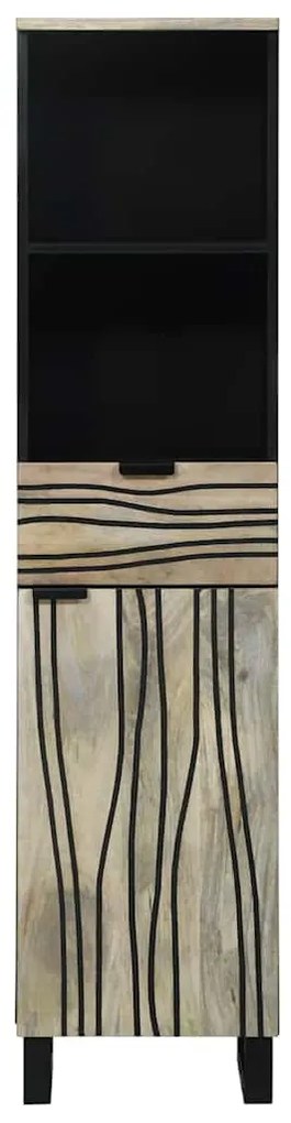 vidaXL Ντουλάπα Νιπτήρα Mπάνιου με ράφι Λευκό 38 x 33 x 160 εκ.