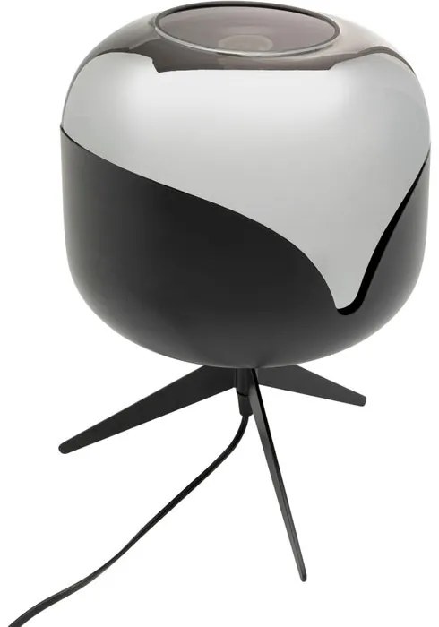 Φωτιστικό Δαπέδου Smoke Goblet Ball Μεταλλικό Μαύρο 27x27x35εκ. - Μαύρο
