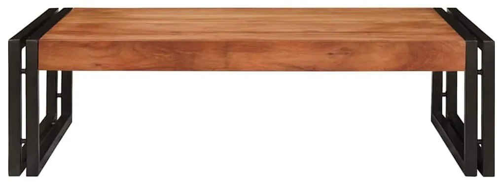 vidaXL Ράφι μπάνιου με ράφι Καφέ 80 x 50 x 23 εκ Στερεό Ξύλο Ακακίας