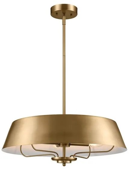 Κρεμαστό Φωτιστικό Οροφής 4xE14 Luella Elstead Lighting-KL-LUELLA-4P-BNB-Ορείχαλκος KL-LUELLA-4P-BNB
