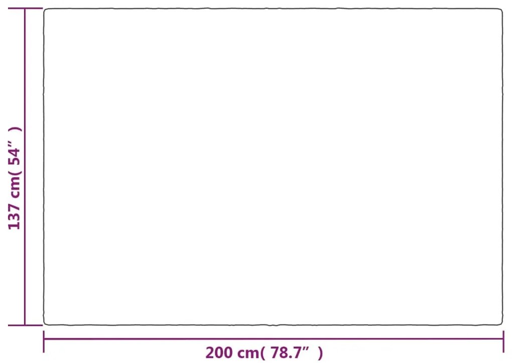 vidaXL Κουβέρτα Βαρύτητας με Κάλυμμα Γκρι 137x200 εκ. 10 κ. Υφασμάτινη