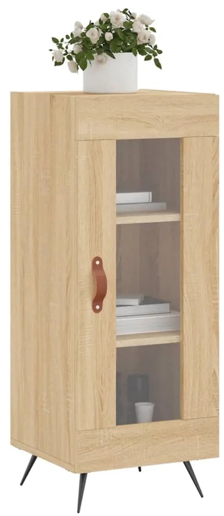 vidaXL Ντουλάπι Sonoma Δρυς 34,5x34x90 εκ. από Επεξεργασμένο Ξύλο