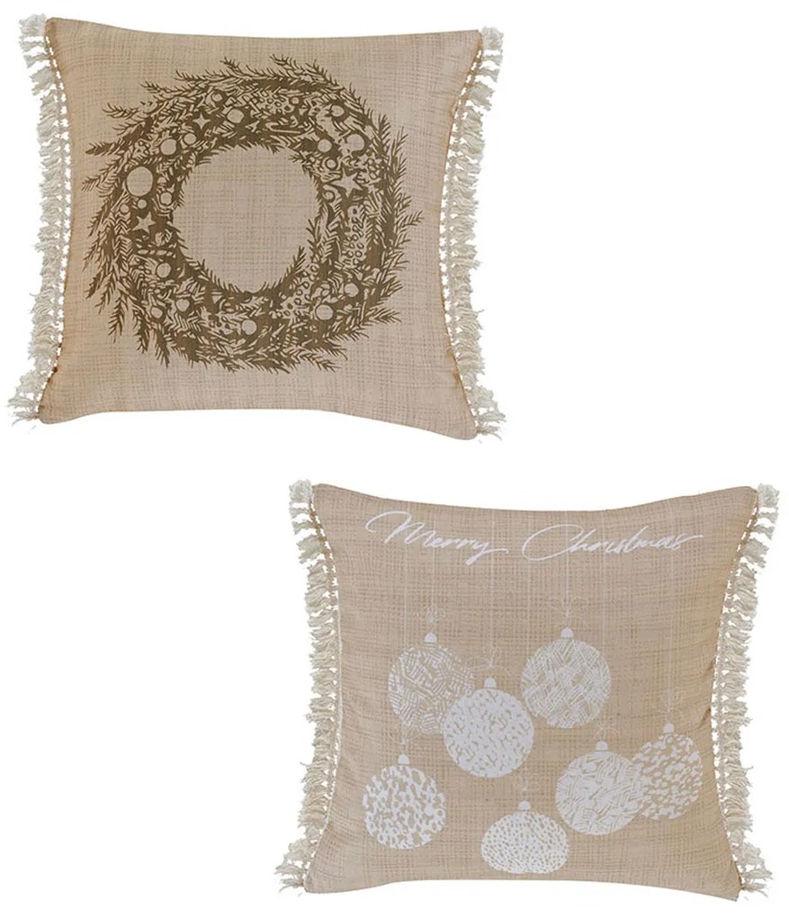Χριστουγεννιάτικη Μαξιλαροθήκη (50x50) Kentia Loft Snow 220
