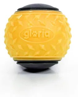 Μπάλα για τα Κατοικίδια ζώα Gloria PLAY AND RUN Κίτρινο TPR M 6,35 cm x2