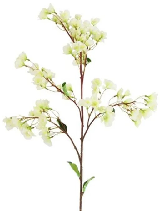 Διακοσμητικό Λουλούδι Αμυγδαλιά 013.805192 101,6cm White Plastic