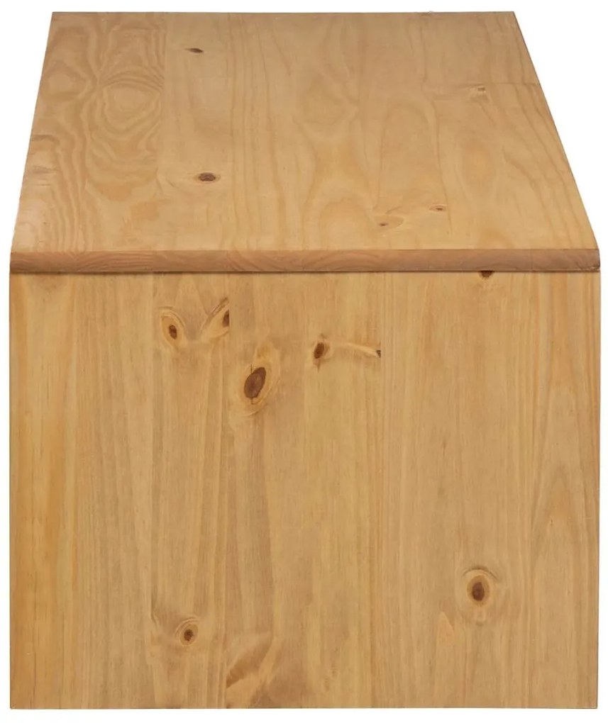 vidaXL Τραπέζι Σαλονιού SAUDA Χρ. Δρυός 99x55x45 εκ. Μασίφ Ξύλο Πεύκου