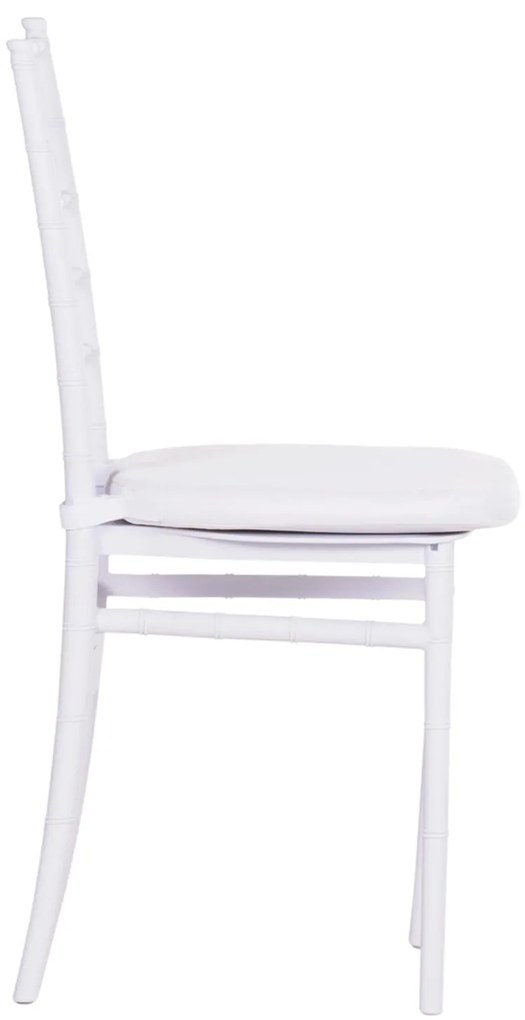 Καρέκλα Catering TIFFANY C21104 με Μαξιλάρι Πολυπροπυλενίου Λευκή 39x47x89Y εκ. 39x47x89 εκ.