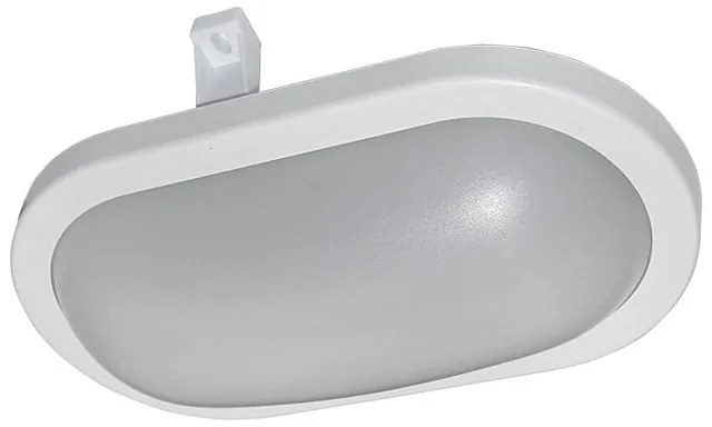 Adeleq Led Χελώνα Pc Οβάλ 216x142mm 15W 4000K Ip64 Λευκή 21-2161510