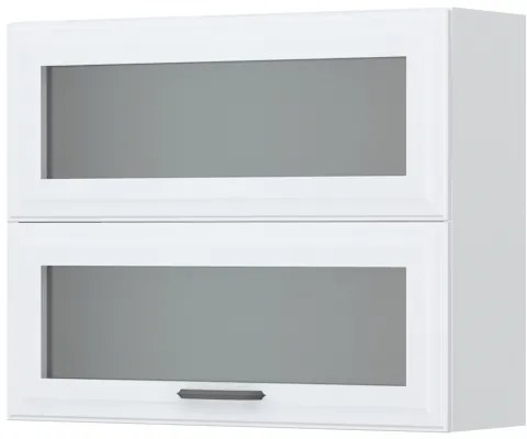 Ντουλάπι κρεμαστό Evora V7-90-2KSP με βιτρίνα - 90.00Χ32.00Χ72.00cm