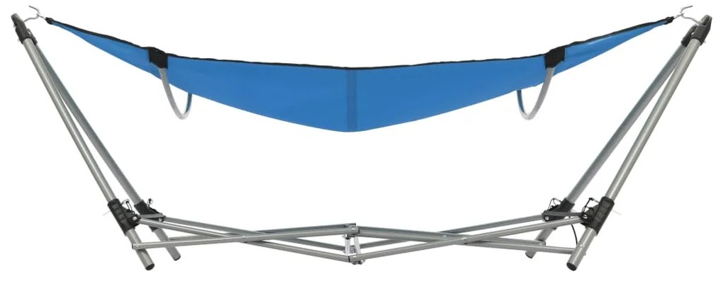 vidaXL Αιώρα με Πτυσσόμενη Βάση Μπλε