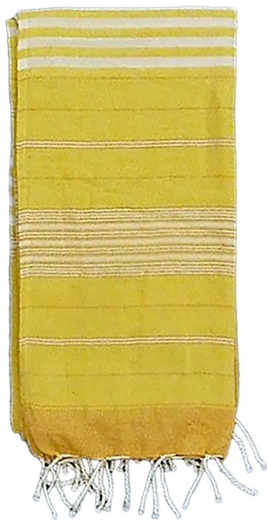 Πετσέτα Θαλάσσης Pestemal ~280g 90x180cm SummerTiempo 623190 Κίτρινο 42-3170-YEL