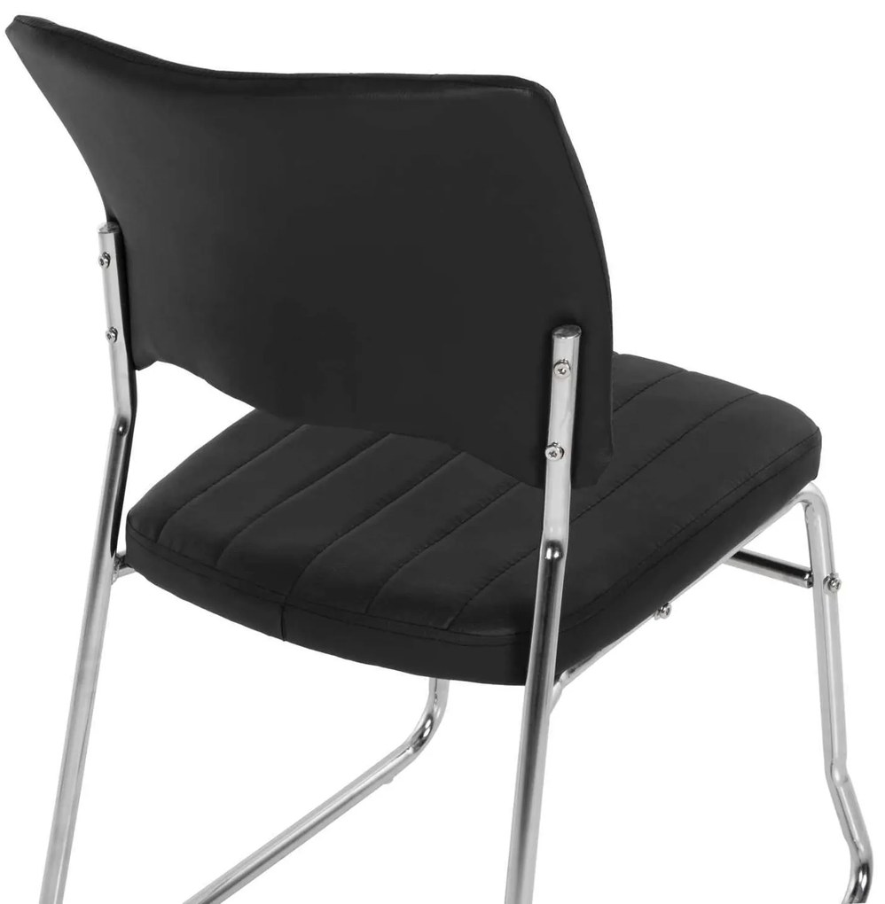 ΚΑΡΕΚΛΑ QUENTI HM1071.01 ΜΑΥΡΗ 47x54x84 εκ.