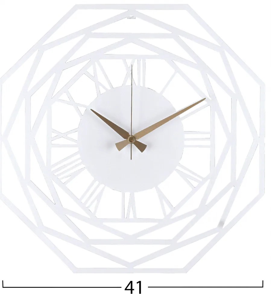 ΡΟΛΟΙ ΤΟΙΧΟΥ ΜΕΤΑΛΛΙΚΟ ΛΕΥΚΟ HM7459 41x41 εκ.