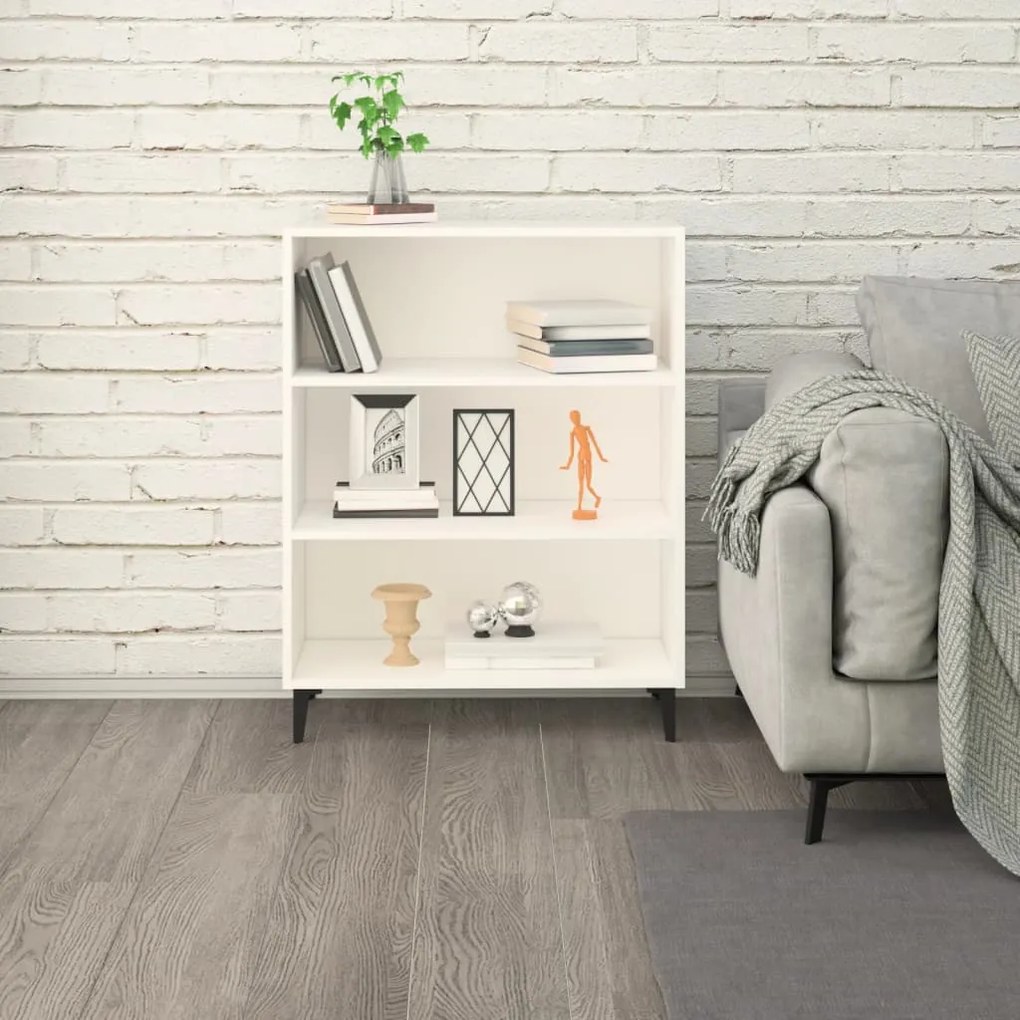 vidaXL Ντουλάπι Λευκό 69,5 x 32,5 x 90 εκ. από Επεξεργασμένο Ξύλο