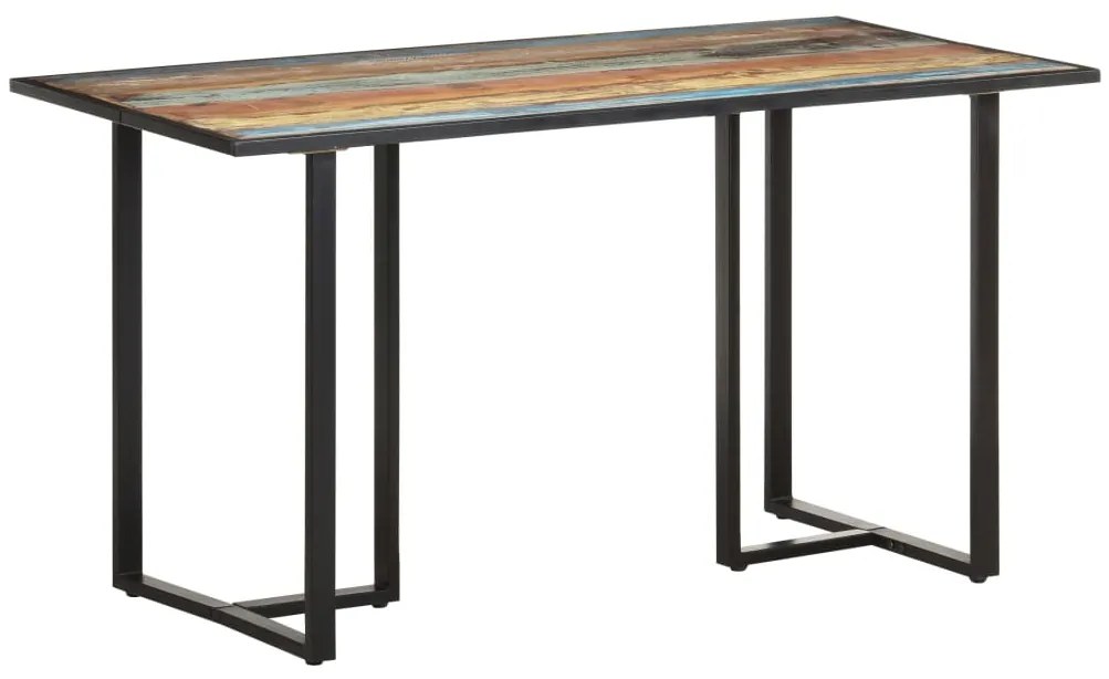 vidaXL Τραπεζαρία 140 εκ. από Μασίφ Ανακυκλωμένο Ξύλο