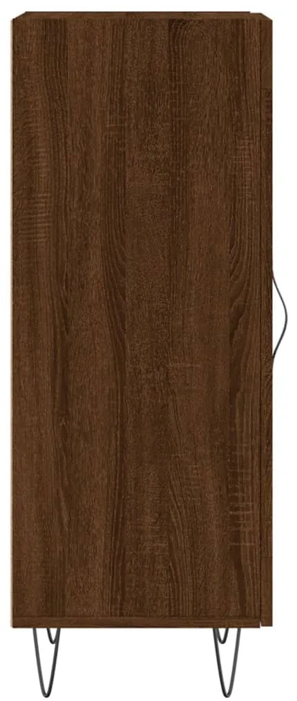 vidaXL Ντουλάπι Καφέ Δρυς 34,5 x 34 x 90 εκ. Επεξεργασμένο Ξύλο
