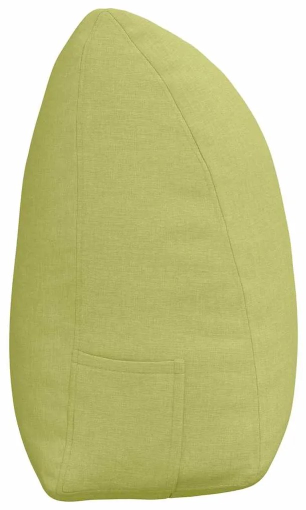 vidaXL Μαξιλάρι Πλάτης Ανοιχτό Πράσινο 160 x 24 x 50 εκ ύφασμα
