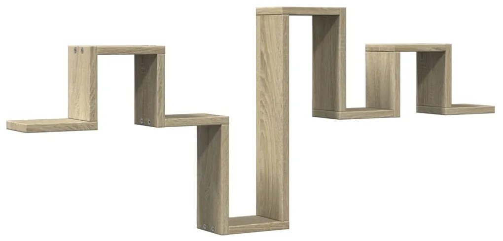 vidaXL Ράφι Τοίχου Sonoma Δρυς 104,5x10x43 εκ. από Επεξεργασμένο Ξύλο