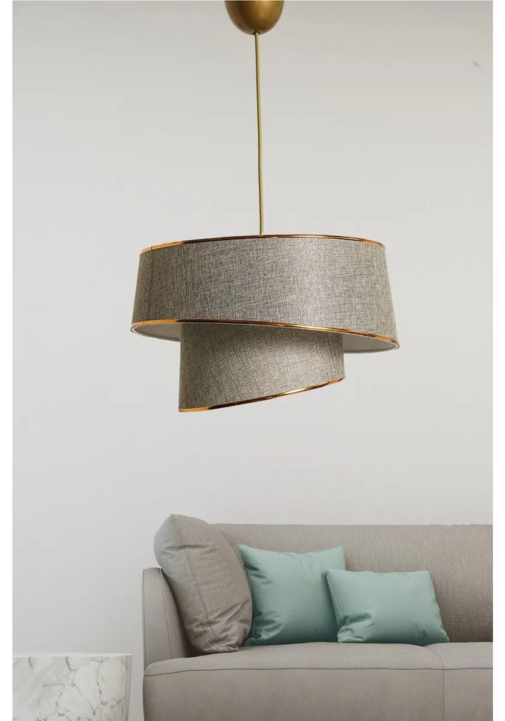 Φωτιστικά οροφής, πλαφονιέρες Opviq  Chandelier - Barette - Beige