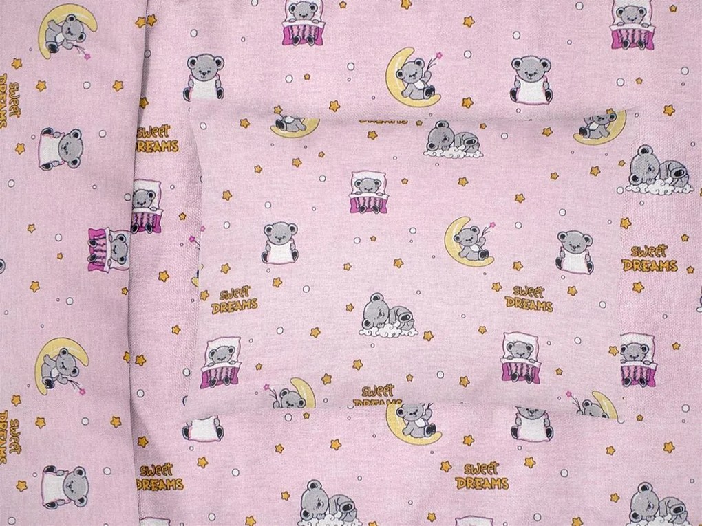 Μαξιλαροθήκη Βαμβακερή Bebe 35x45εκ. Sweet Dreams 550 Pink DimCol