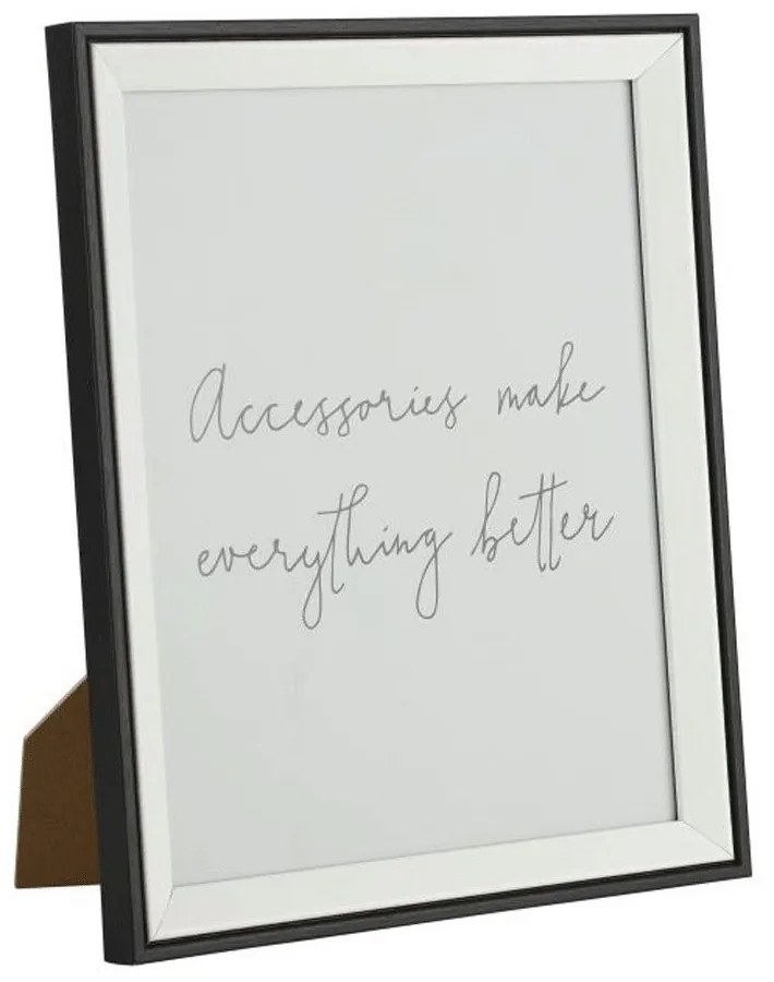 Κορνίζα Renabie 423018 23x28cm Black-White Eglo Wood, Glass