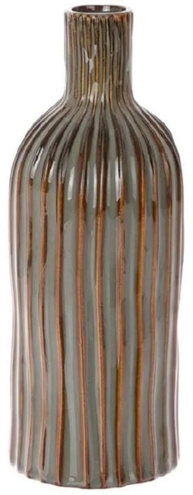 Βάζο - Μπουκάλι Hera 012.862250018 10,5x28cm Κεραμικό Brown Ceramic