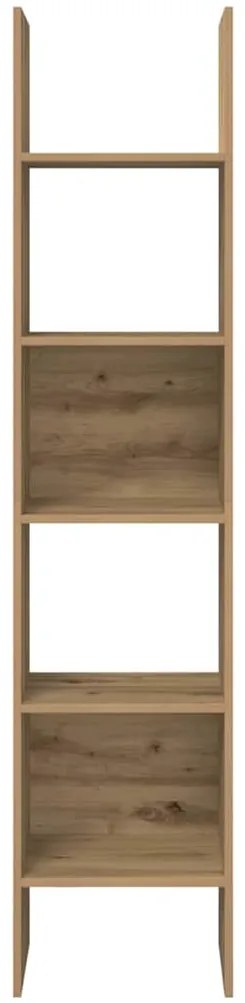 vidaXL Βιβλιοθήκη artisan δρυς 40 x 35 x 180 εκ. Επεξεργασμένο ξύλο