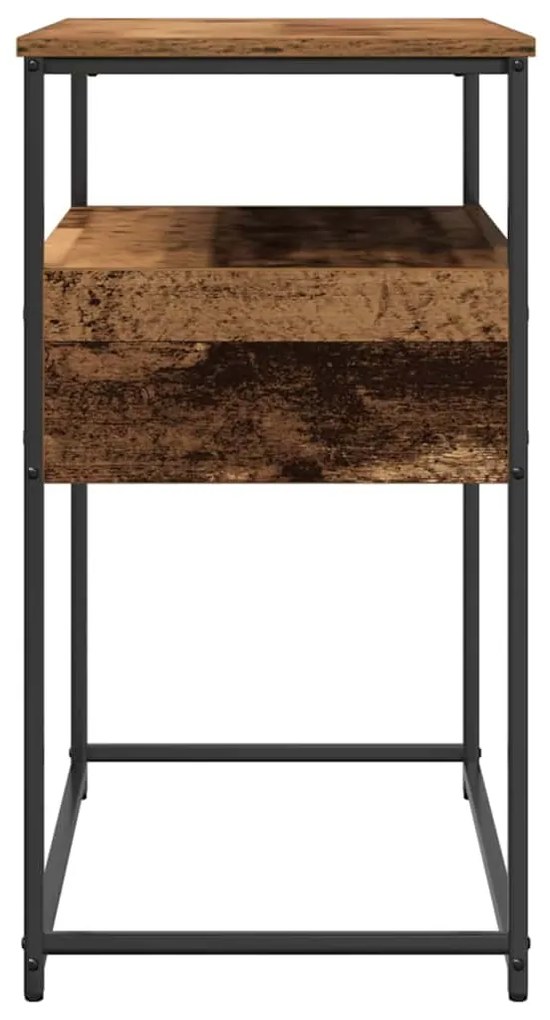 vidaXL Τραπέζι κονσόλας Παλιό Ξύλο 75 x 40 x 75 cm Επεξεργασμένο ξύλο