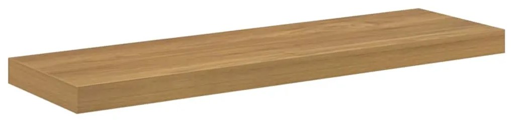 vidaXL Ράφι Τοίχου 4 pcs Καφέ 80 x 23,5 x 4 εκ Επεξεργασμένο ξύλο