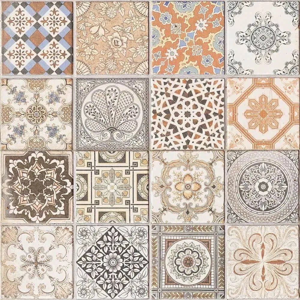 Διακοσμητικά πλακάκια τοίχου Orange Azulejos