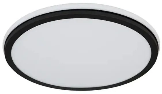 Πλαφονιέρα Φωτιστικό Οροφής LED RGB 40W/5W Μαύρο Jaxxi 41391-40R Globo Lighting-41391-40R-Μαύρο 41391-40R