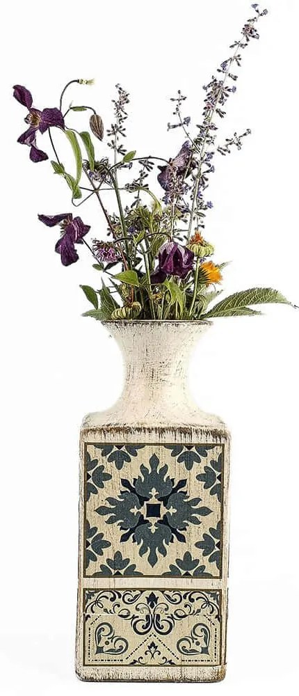 Βάζο 697ELD1214 Φ9,5x23,5cm Multi Aberto Design Ceramic