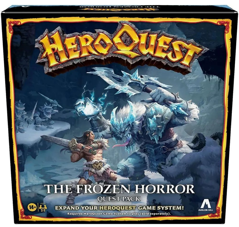 Επιτραπέζιο Παιχνίδι HeroQuest "The Frozen Horror Quest Pack" F5815 Για 2-5 Παίκτες Multi Hasbro