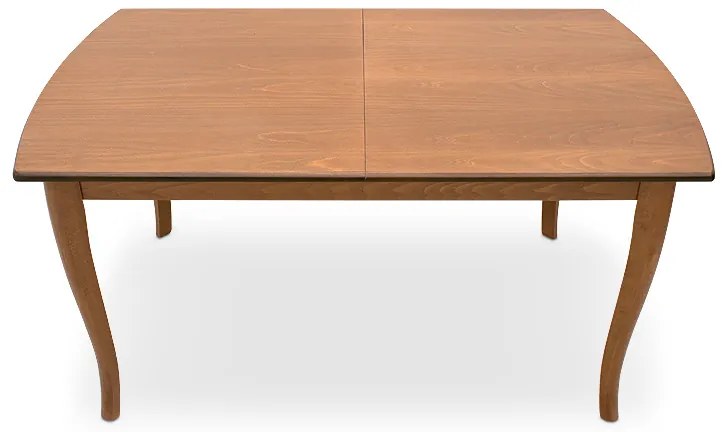 Τραπέζι Belfast Megapap μασίφ ξύλο-MDF επεκτεινόμενο χρώμα καρυδί 150/200x89x78εκ.