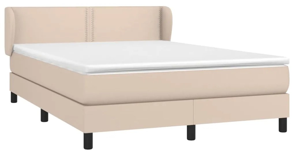 ΚΡΕΒΑΤΙ BOXSPRING ΜΕ ΣΤΡΩΜΑ ΚΑΠΟΥΤΣΙΝΟ 140X200ΕΚ.ΑΠΟ ΣΥΝΘ.ΔΕΡΜΑ 3127258