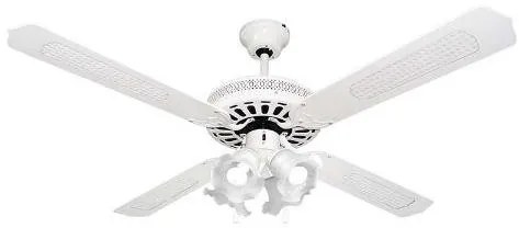 Ανεμιστήρας Οροφής Φ130 AC 60W Deco LINEME-02-00102-1-Λευκό 02-00102-1