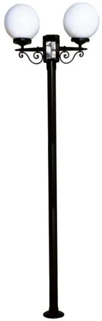 Επιδαπέδιο Φωτιστικό PHIVOS LP-100ΕΒ 2L 200cm Μαύρο 23-0008 Heronia-23-0008-Μαύρο 23-0008