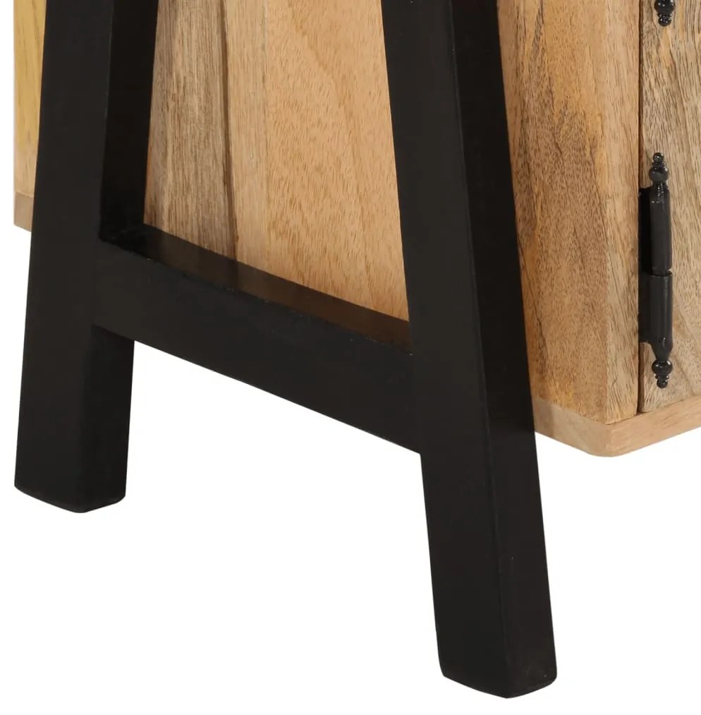 vidaXL Έπιπλο Τηλεόρασης 110 x 35 x 40 εκ. από Μασίφ Ξύλο Μάνγκο