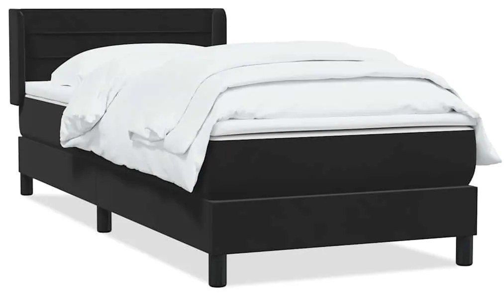 ΚΡΕΒΑΤΙ BOXSPRING ΜΕ ΣΤΡΩΜΑ ΜΑΥΡΟ 80X220 ΕΚ. ΒΕΛΟΥΔΙΝΟ 3318221