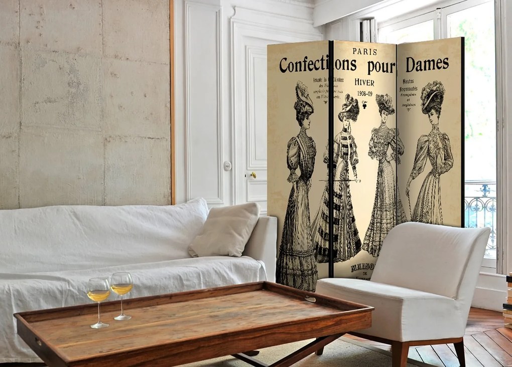 Διαχωριστικό με 3 τμήματα - Confections pour Dames [Room Dividers] 135x172