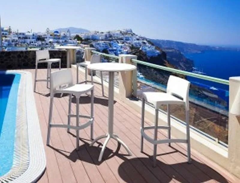 Τραπέζι πολυπροπυλένιου Octopus Bar Φ60 Mπέζ