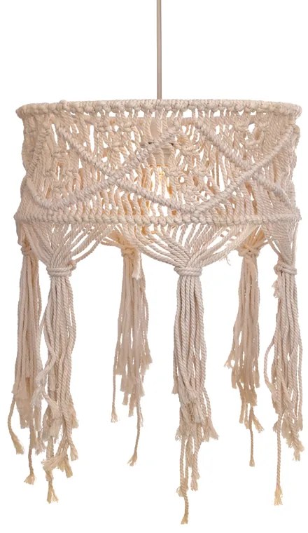 Φωτιστικό Κρεμαστο Aca TF20221P THASSOS Μπεζ/Κρεμ (Beige/Creme)