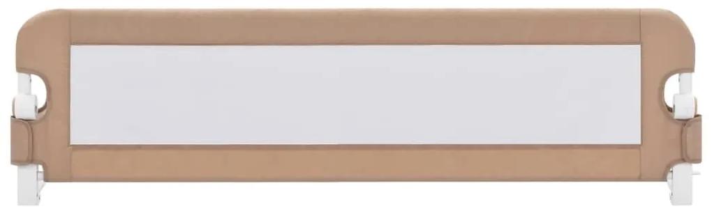 Μπάρα Κρεβατιού Προστατευτική Χρώμα Taupe 150x42 εκ Πολυεστέρας - Μπεζ-Γκρι